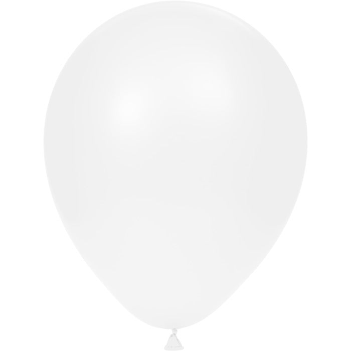 White Latex Balloons 180 ct