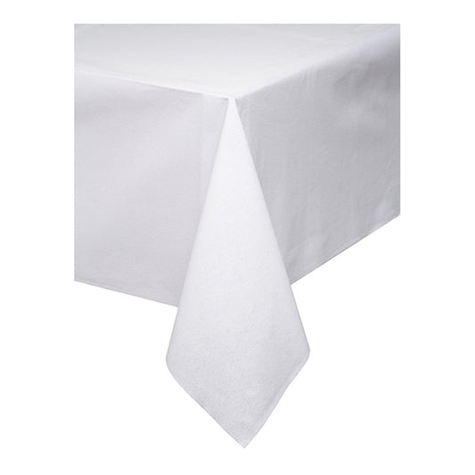 White Linen-Like 50" x 108" Tablecloths 24 ct