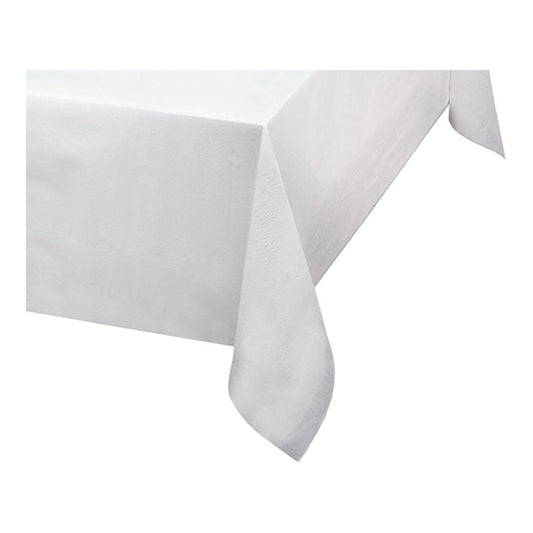 White Linen-Like 50" x 54" Tablecloths 48 ct