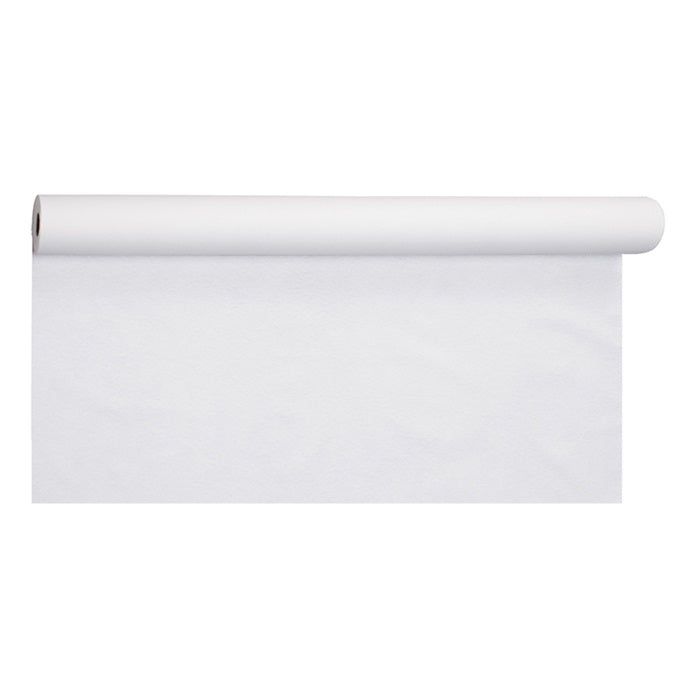 White Linen-Like Banquet Table Roll 1 ct