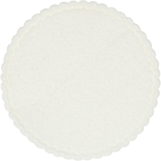 White Linen-Like Coasters 1000 ct