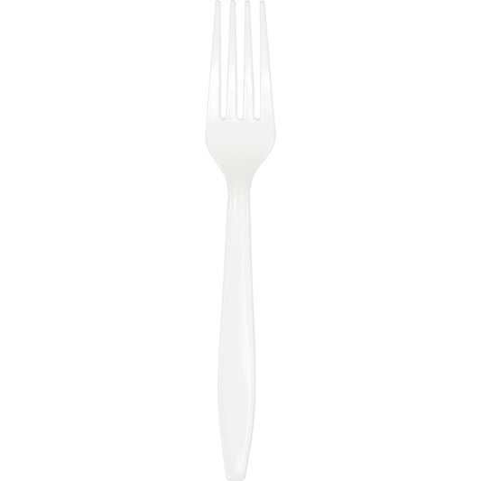 White Plastic Forks 288 ct