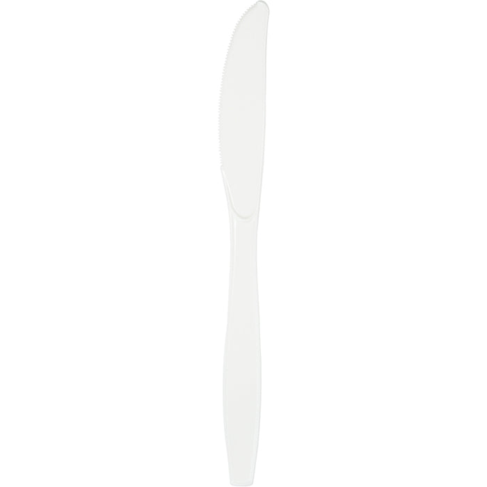 White Plastic Knives 288 ct