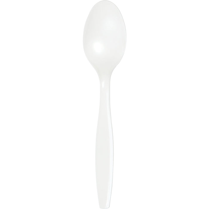 White Plastic Spoons 288 ct