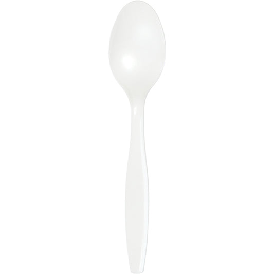 White Plastic Spoons 288 ct