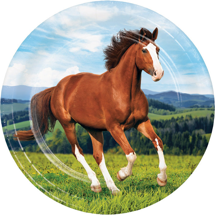 Wild Horse Dinner Plates 96 ct